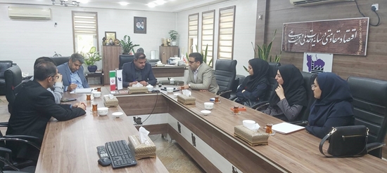 جلسه‌ دانشگاه علوم پزشکی جندی شاپور اهواز و شرکت شهرک‌های صنعتی خوزستان 